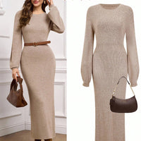 Ribbed Dress_ Skin