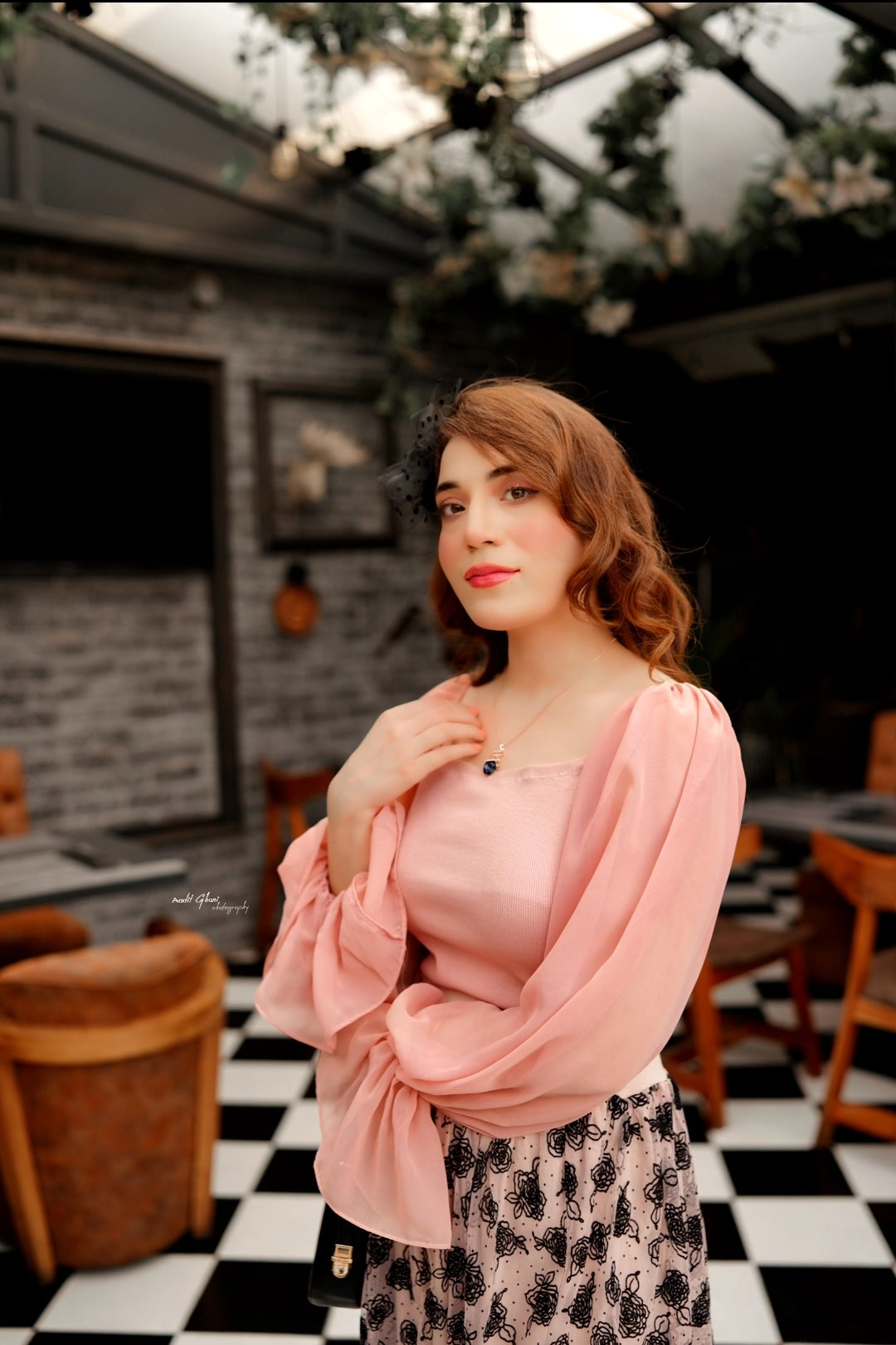 Off Shoulder Top _ Pink