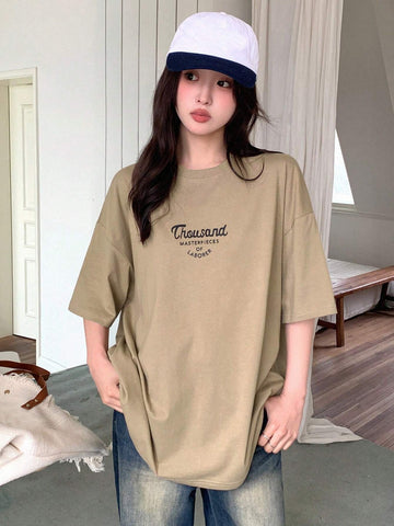 Graphic Tee_Khaki