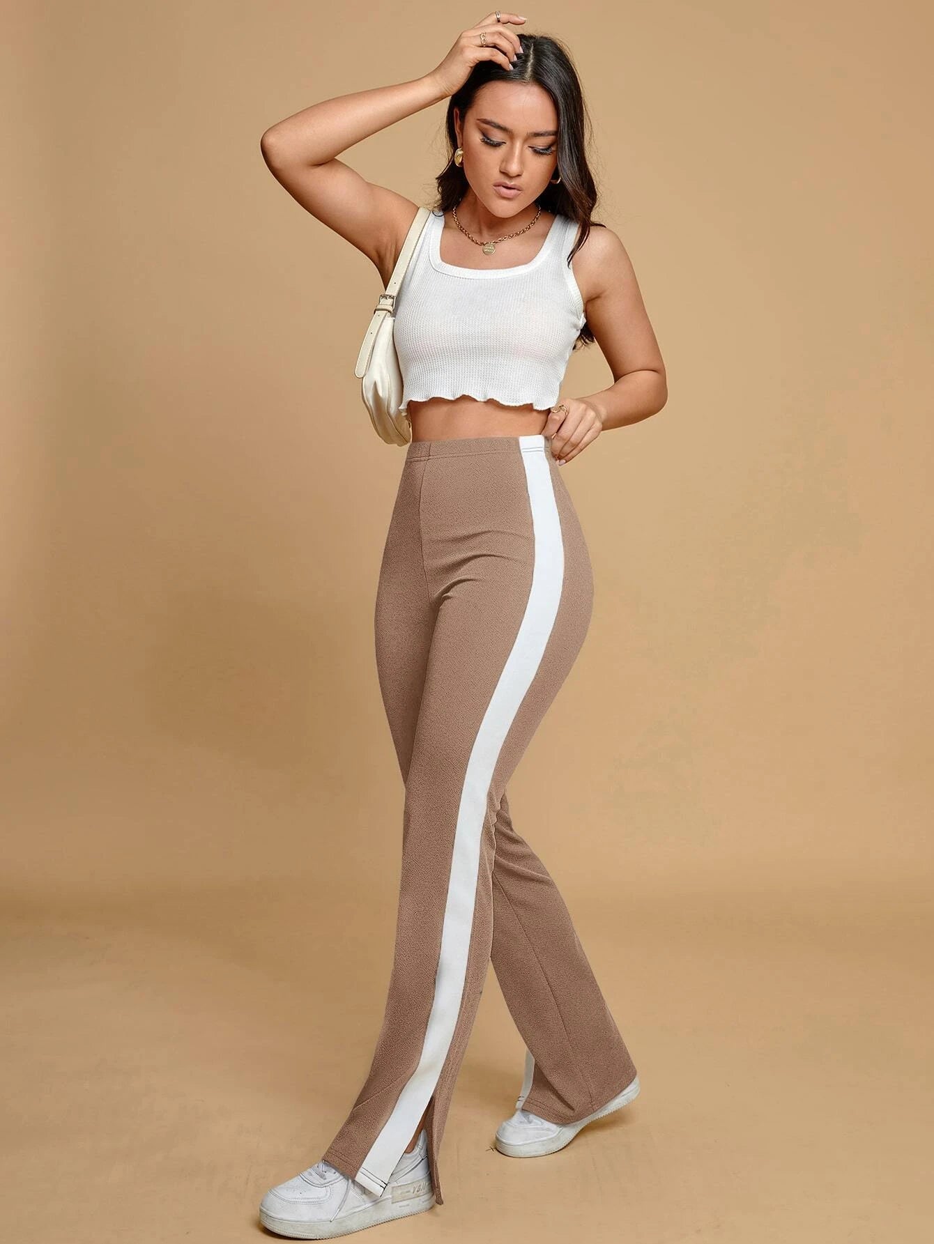 Solid Pannel Trouser _ Skin
