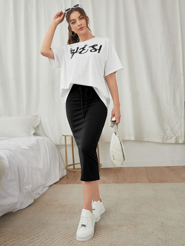 YES Top & Skirt _ Black