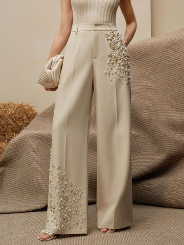 Pearls Pant _Beige