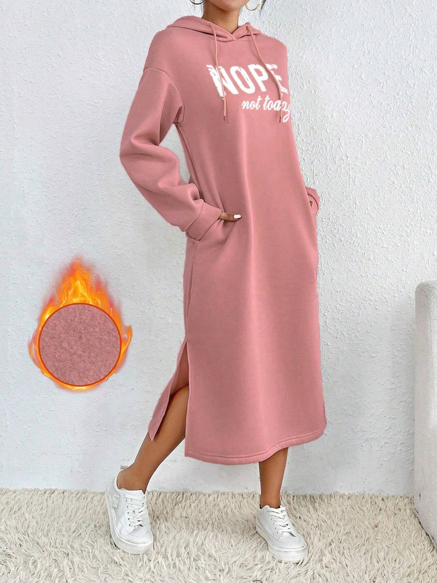 Nope long  Hoddie_Pink