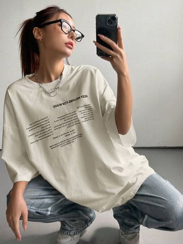 Writing Graphics Tee_White