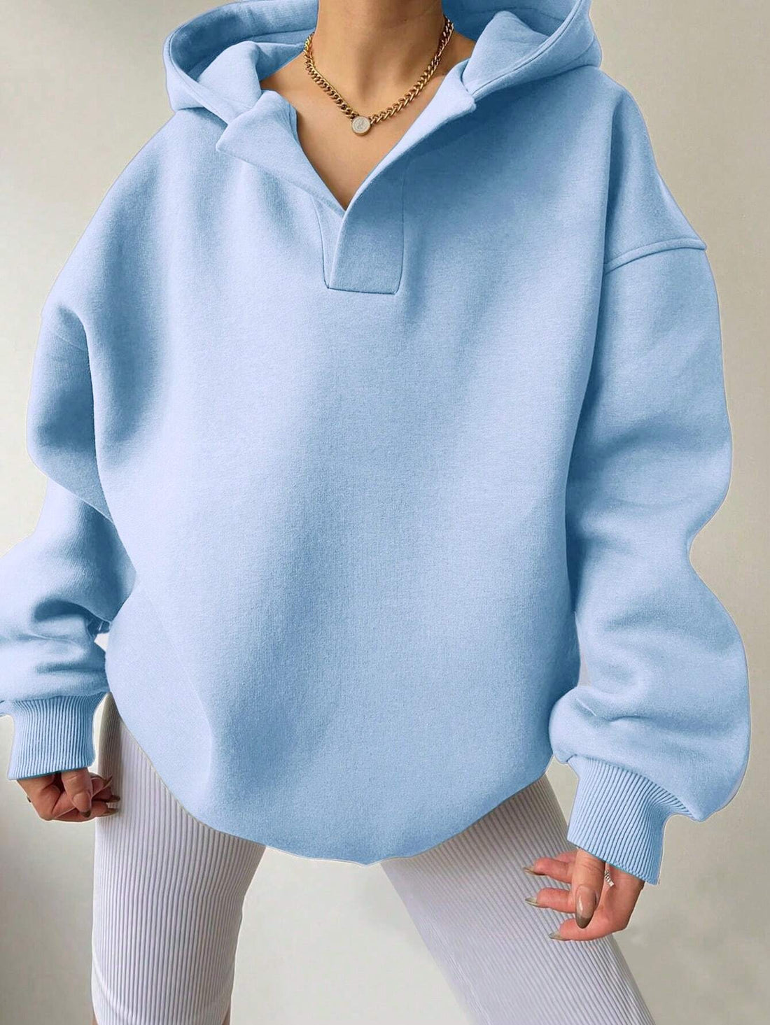 Baggy Hoddie_Sky Blue