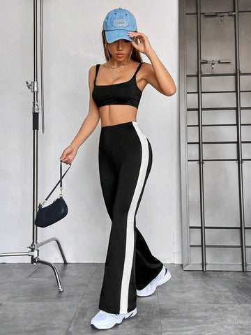 Solid Pannel Trouser _ Black