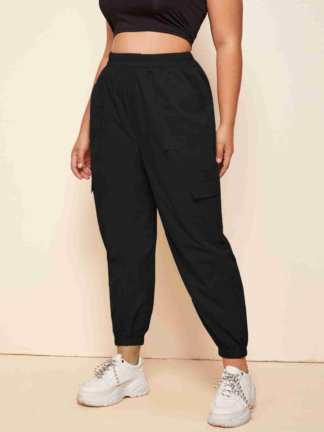 Solid Jogger Pant Trouser _ Black