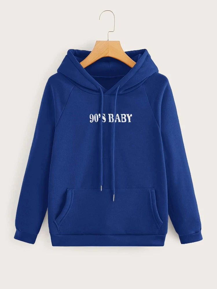 90’S Baby Hoddie _ Blue