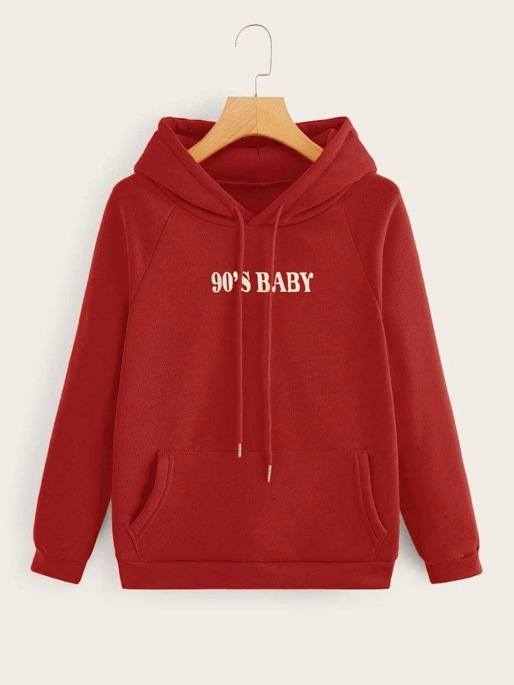 90’S Baby Hoddie _ Red