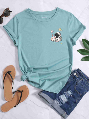 Astronomer Crop Top – Light Blue