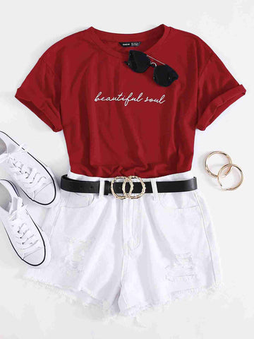 Beautiful Soul T Shirt – Red