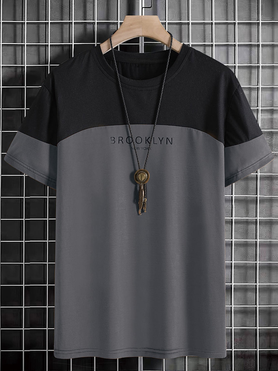 Broklyn Tee Men_Black Grey