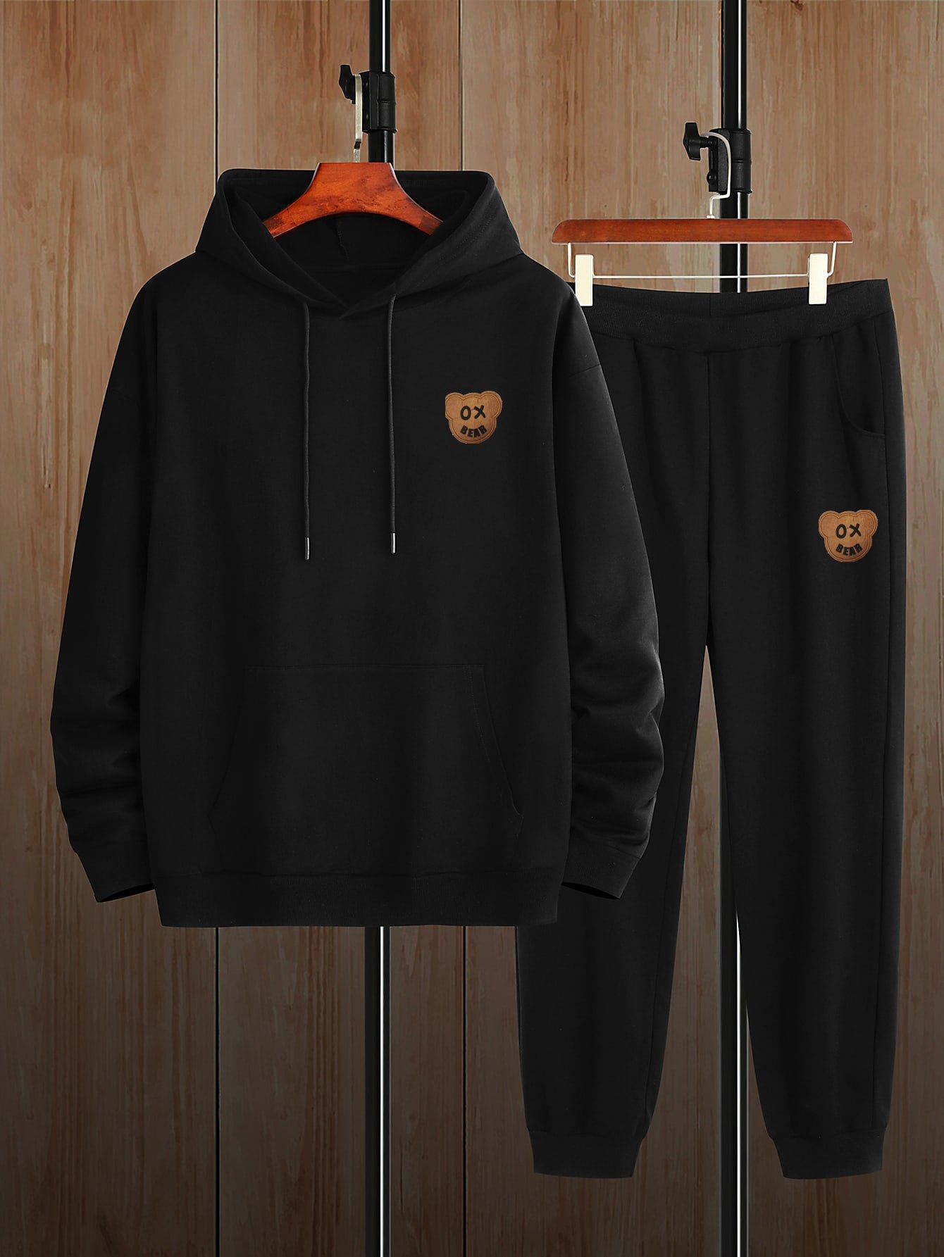 Cartoonic Tracksuit Men_Black