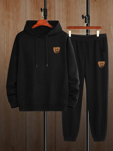 Cartoonic Tracksuit Men_Black