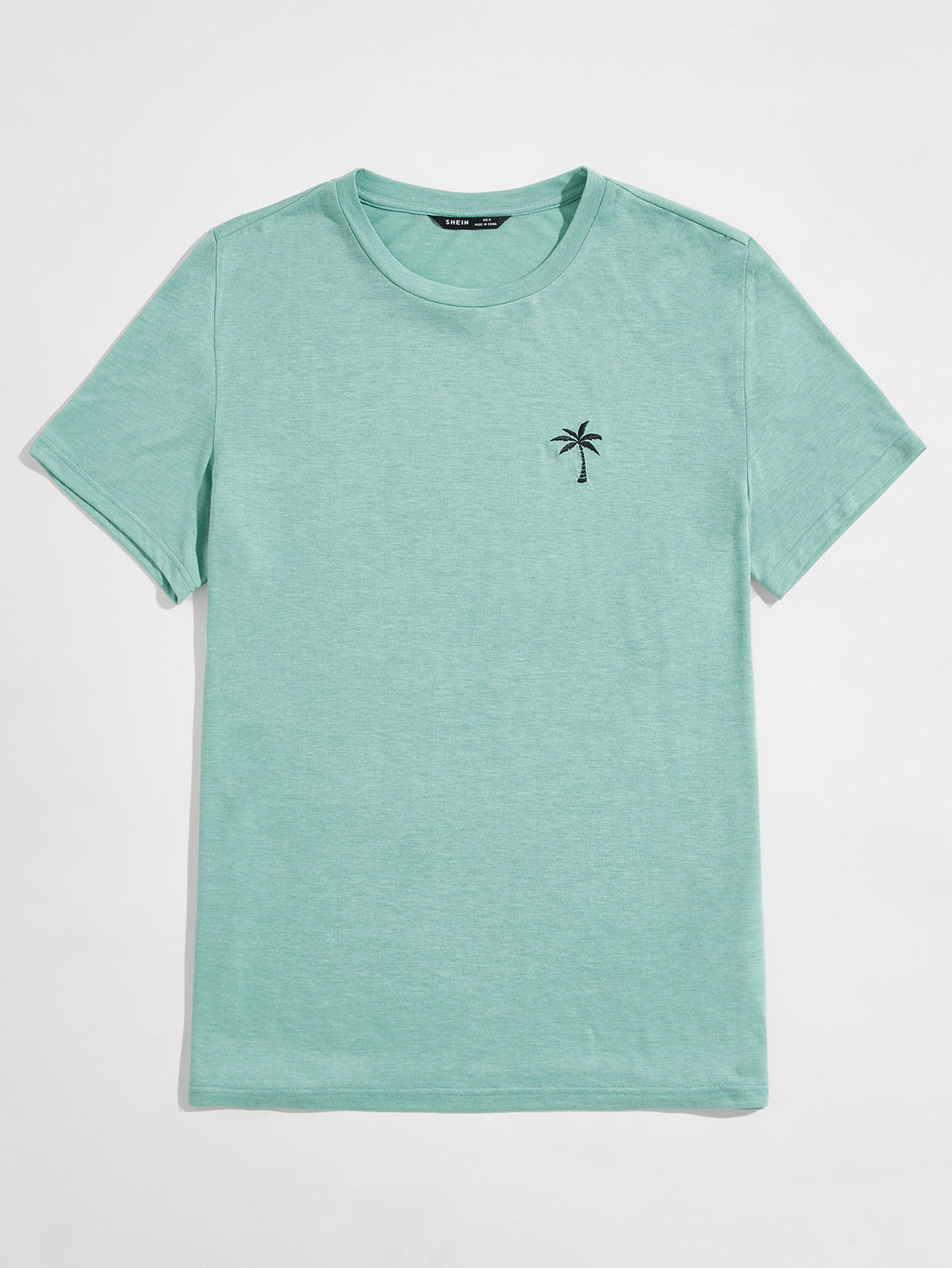 Cocnut Tree Tee Men_Mint Green