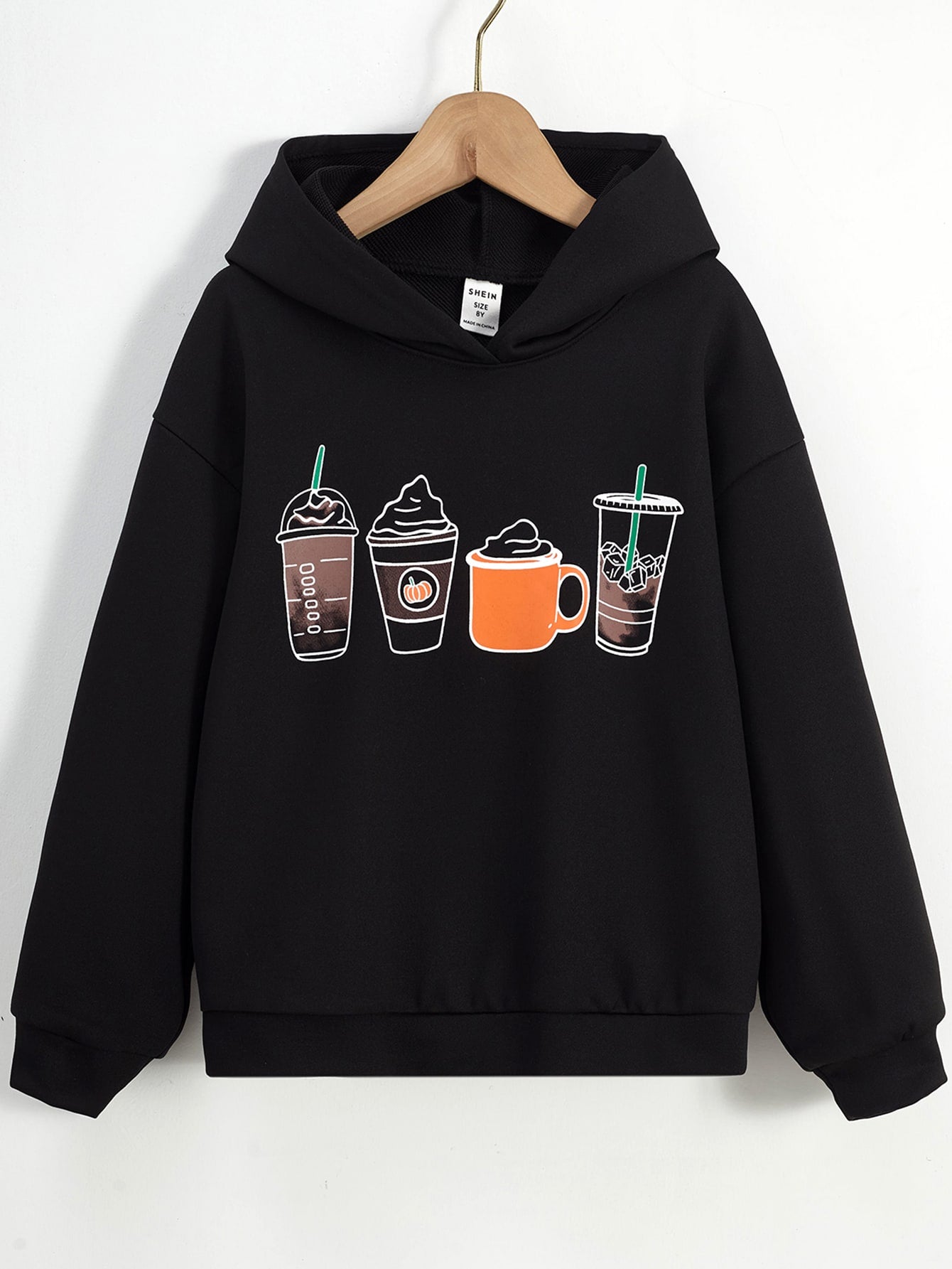 Coffee Variation Hoddie _ Black