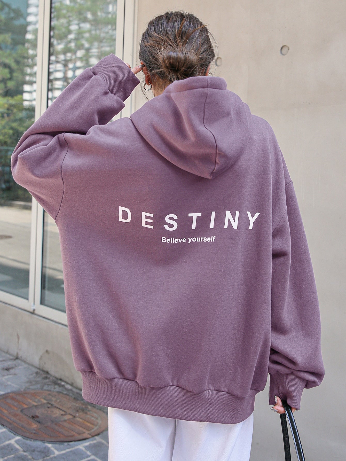 Destiny Hoddie _ Dusty Lilac
