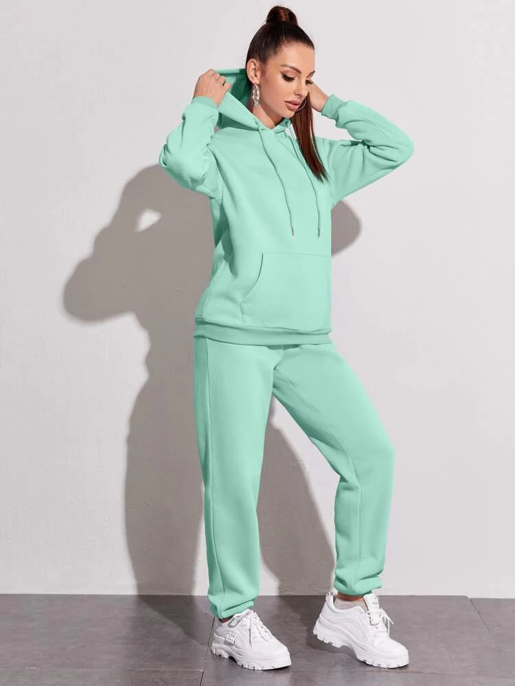 Mint green tracksuit sales
