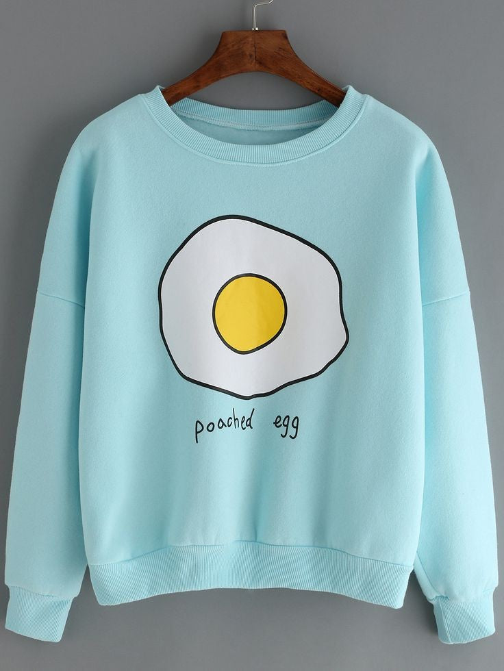 Egg Sweatshirt _Sky Blue