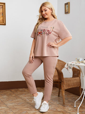 Flowers Teapink Tracksuit