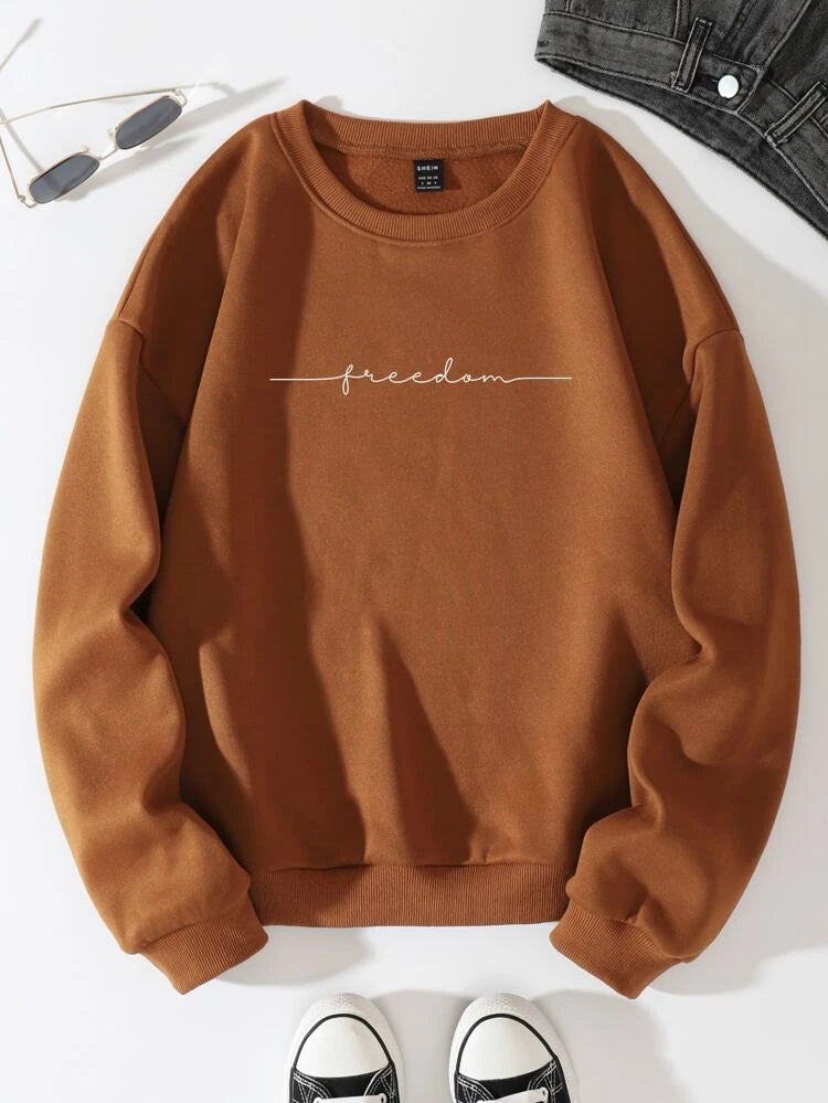 Freedom Sweatshirt _ Brown