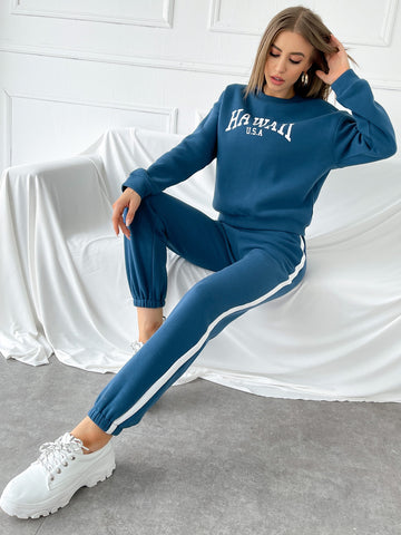 Hawai USA Tracksuit -Teal Blue