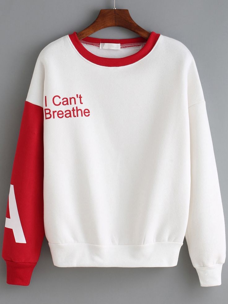 I Can’t Breathe Sweatshirt _ Red