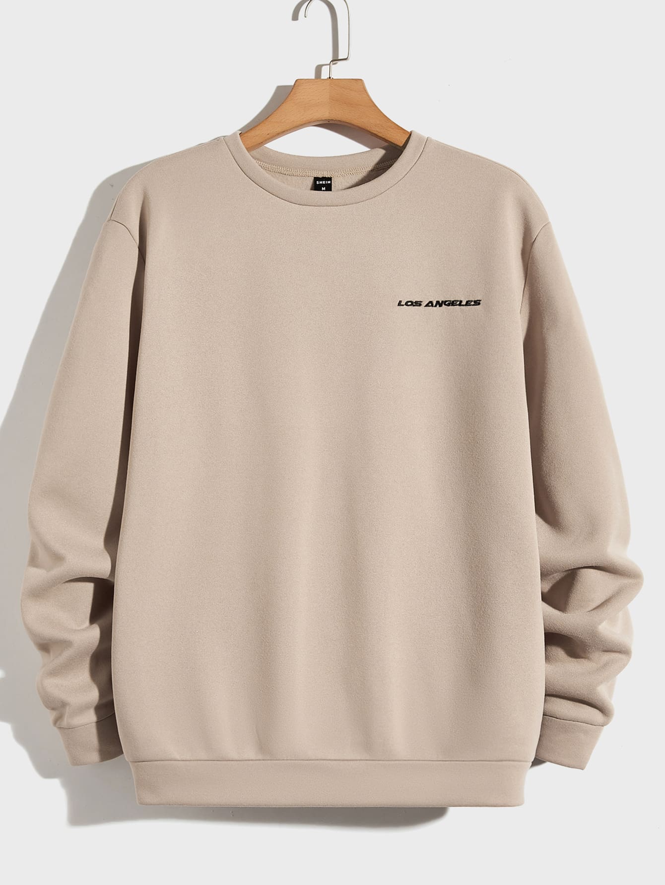 Los Angeles Sweatshirt Men_Cream Brown