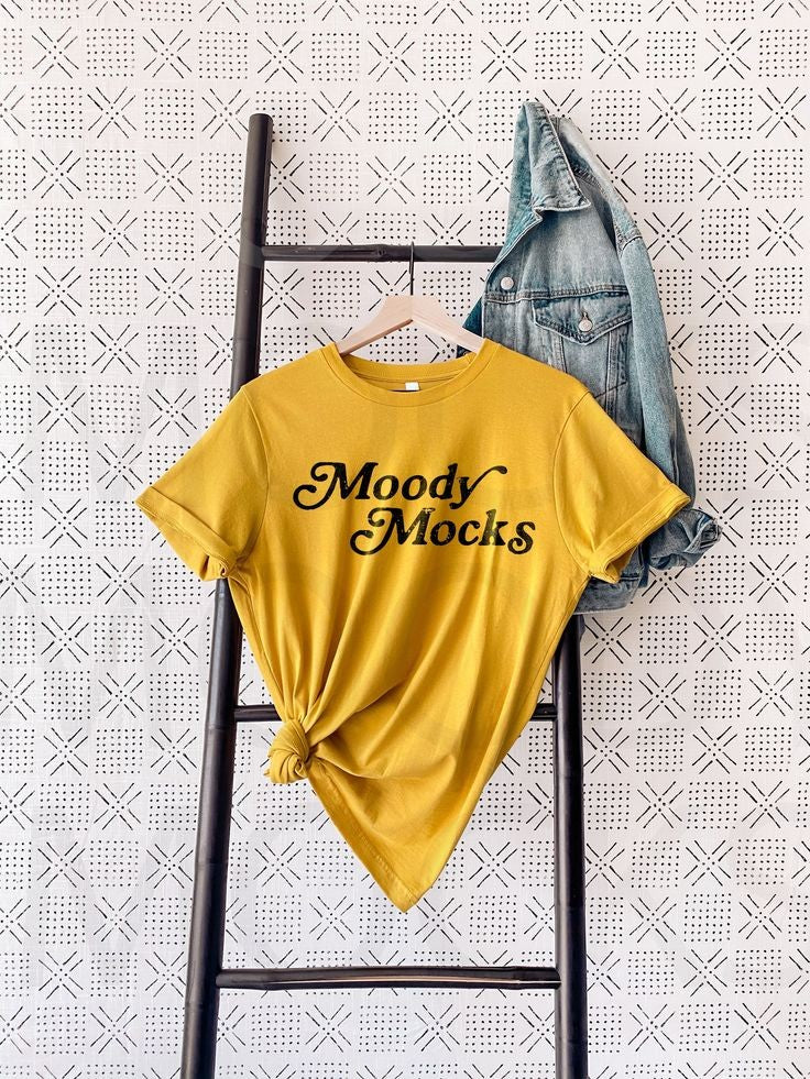 Moody Mocks Yellow Tees