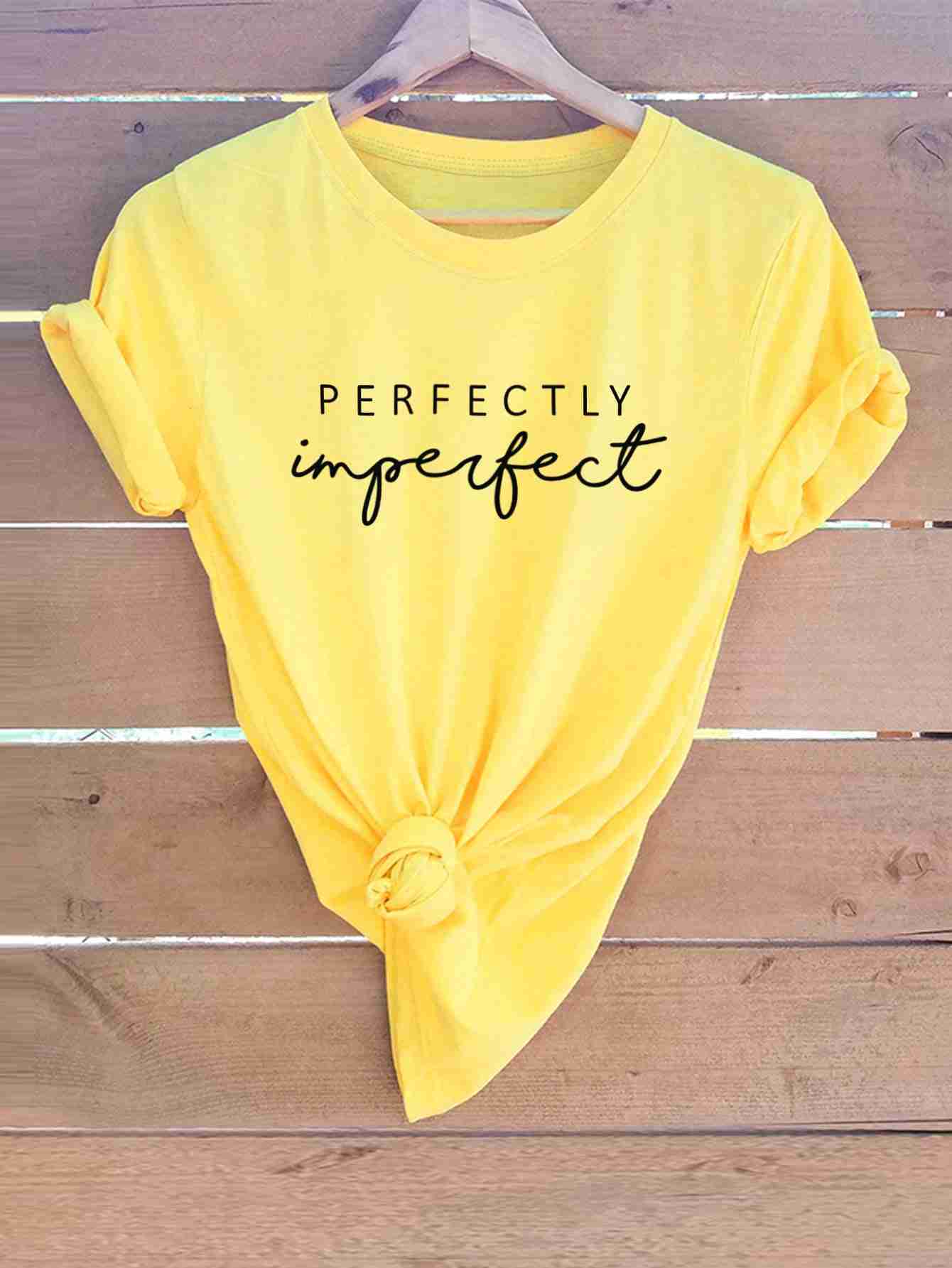 Perfectly Imperfect Yellow Tees