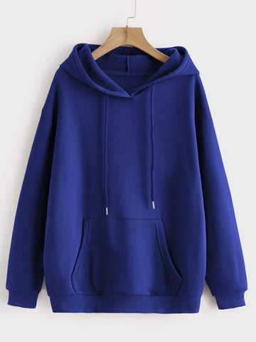 Plain Hoddie _ Blue