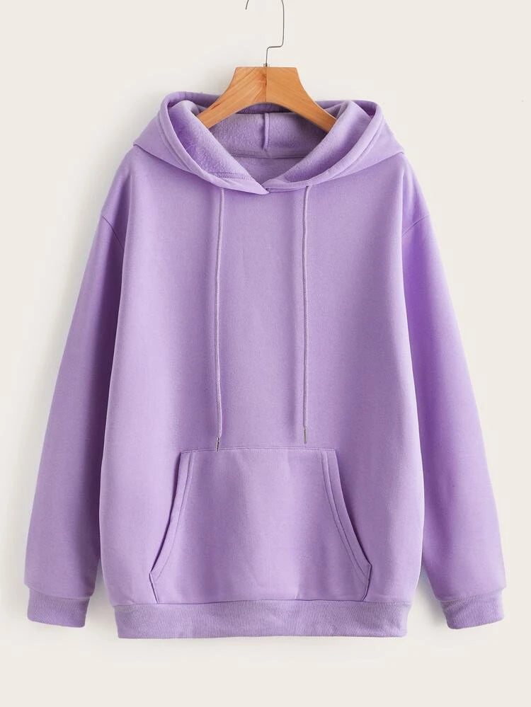 Plain Hoddie _ Lilac
