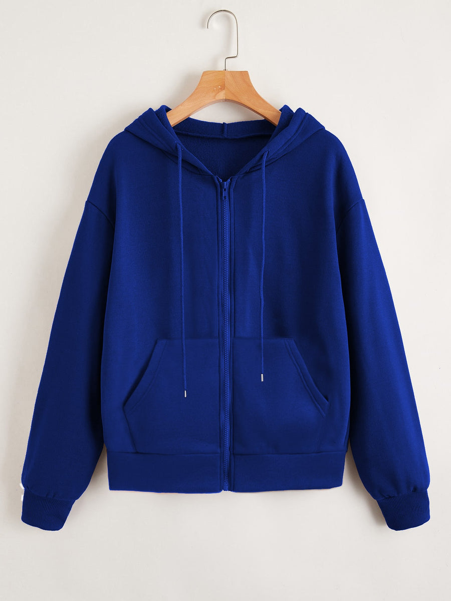 Plain Hoddie _ Royal Blue