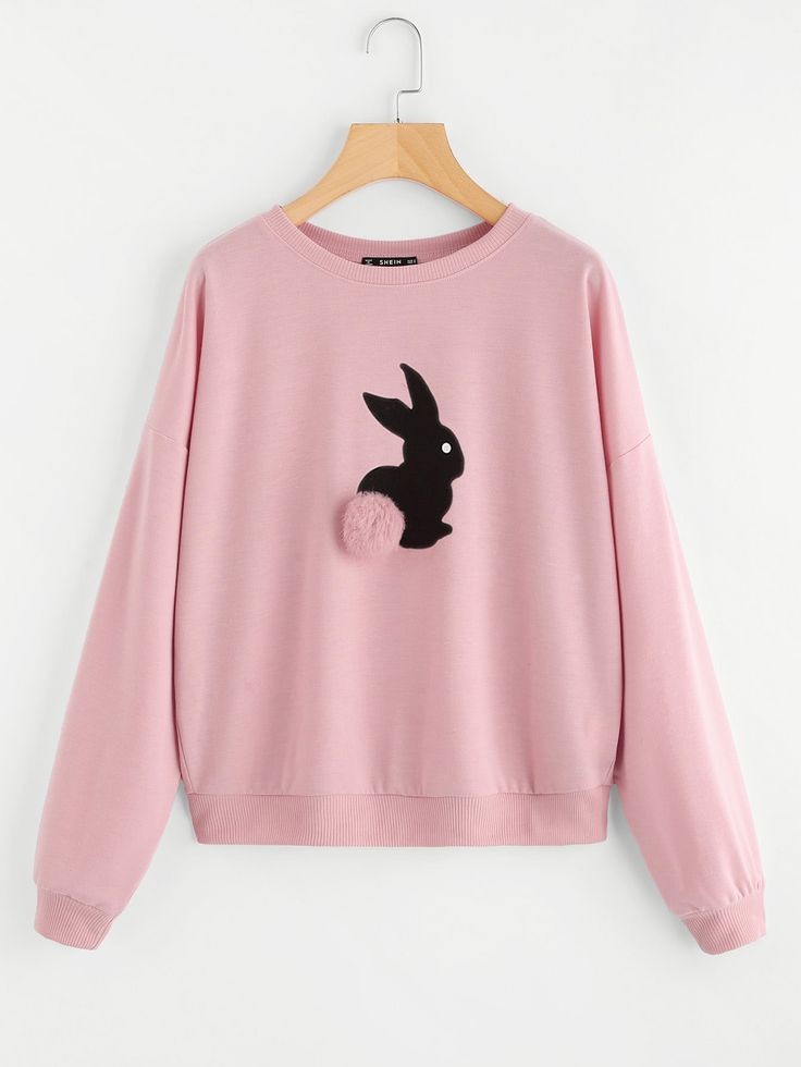 Rabbit Sweatshirt _Pink