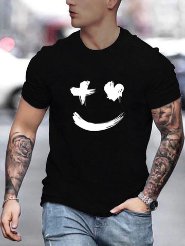 Smile Face Men_Black
