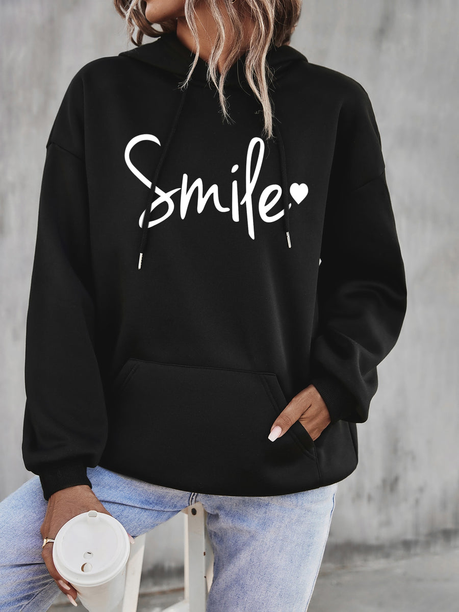 Smile Hoddie _ Black