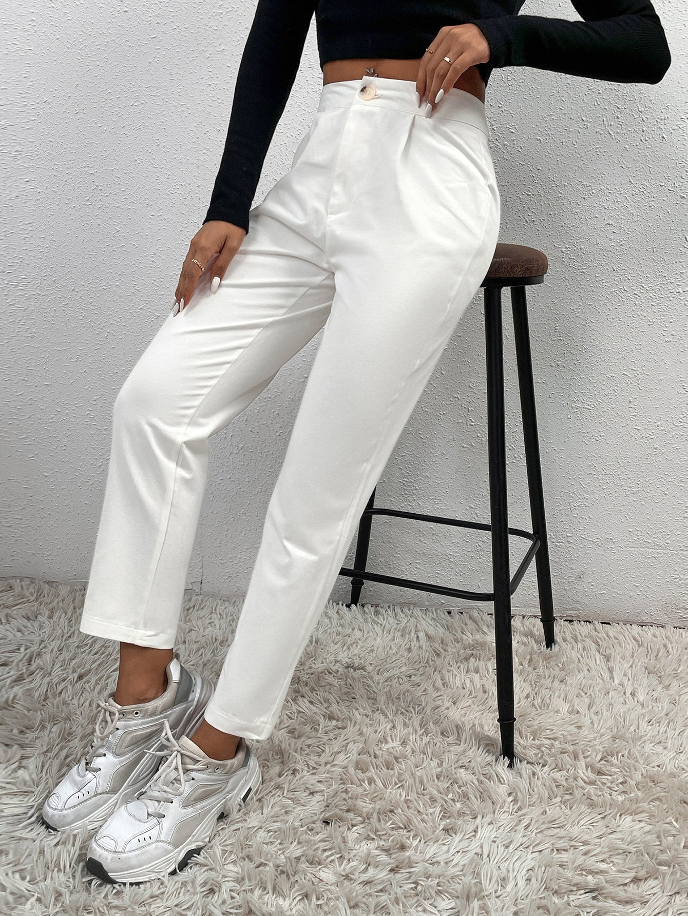 Straight Pant_White