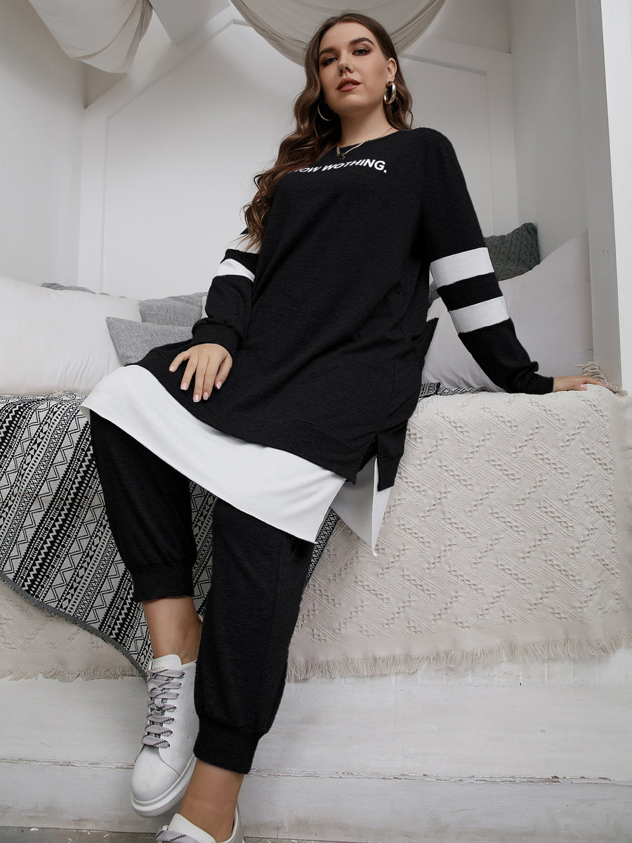 Wothing Black And White Tracksuit